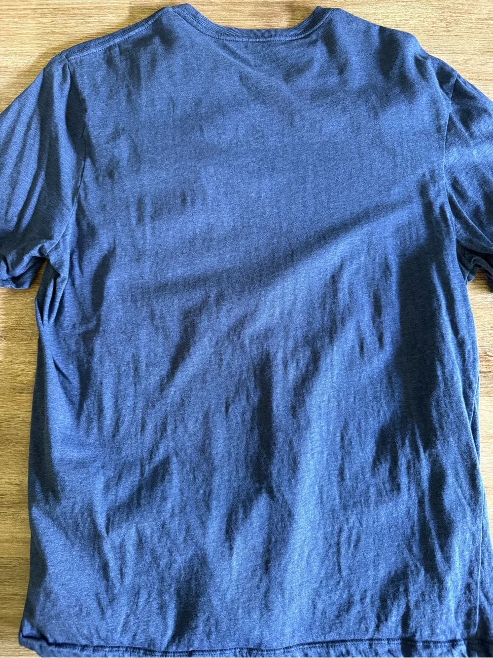 J.Crew Heathered Navy Pocket Tee